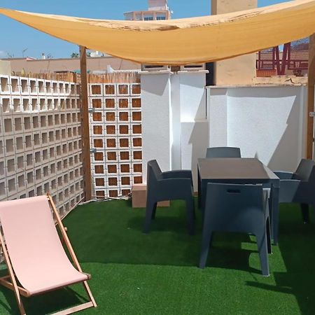 Estudio Centro Malaga Terraza Y Barbacoa المظهر الخارجي الصورة